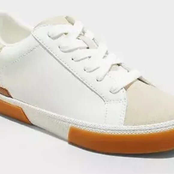 A New Day Womens Maddison Sneakers with Memory Foam Insole Tan Brown SIZE 12 - Picture 1 of 6